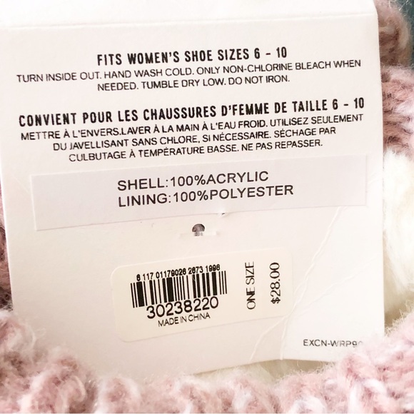 Express Cozy Sock Slippers One Size - Picture 15 of 16